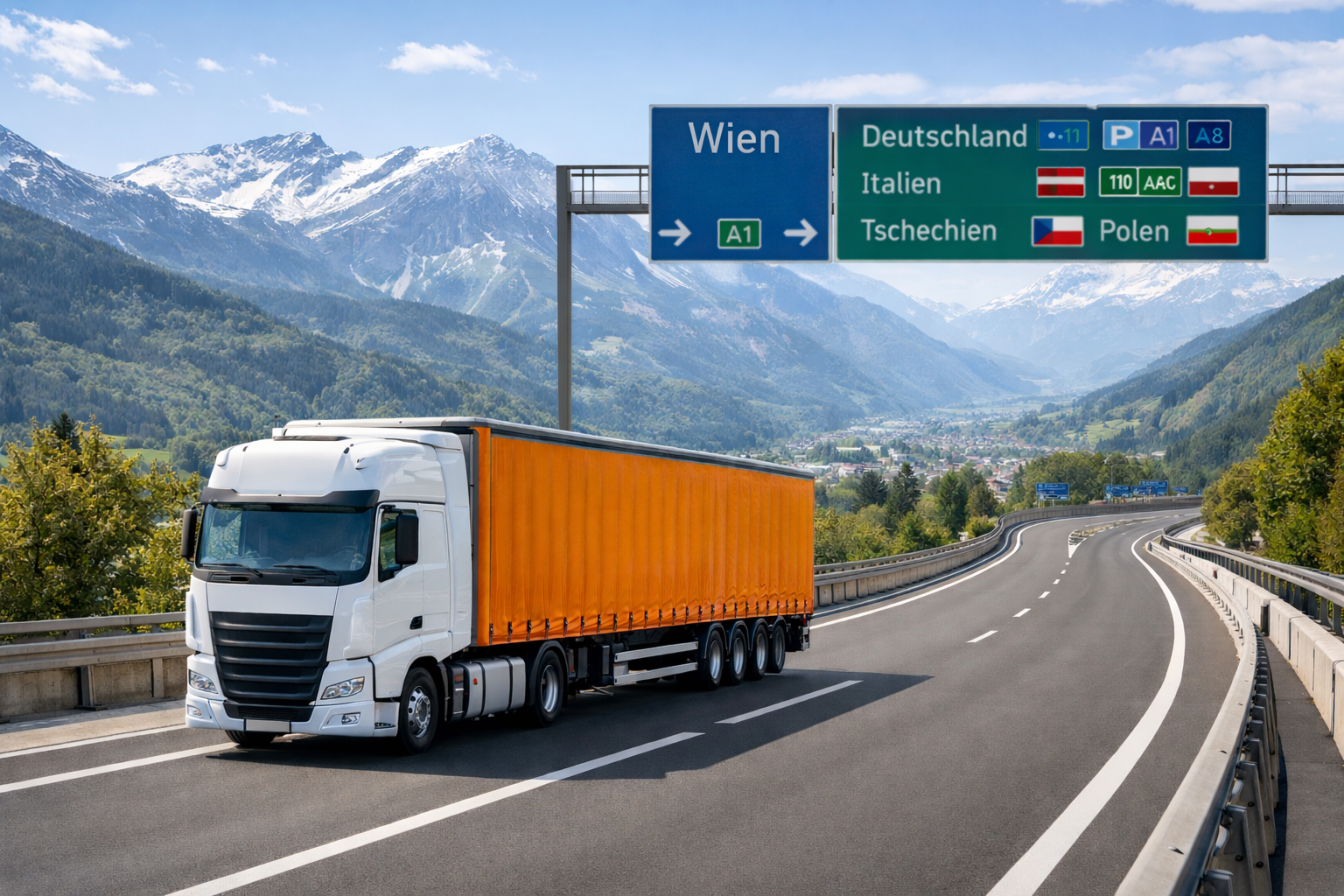 Digitale transportcalculator voor wegtransport van en naar Polen, met directe prijsberekening, online boeken en realtime logistiek inzicht voor B2B-zendingen binnen Europa.