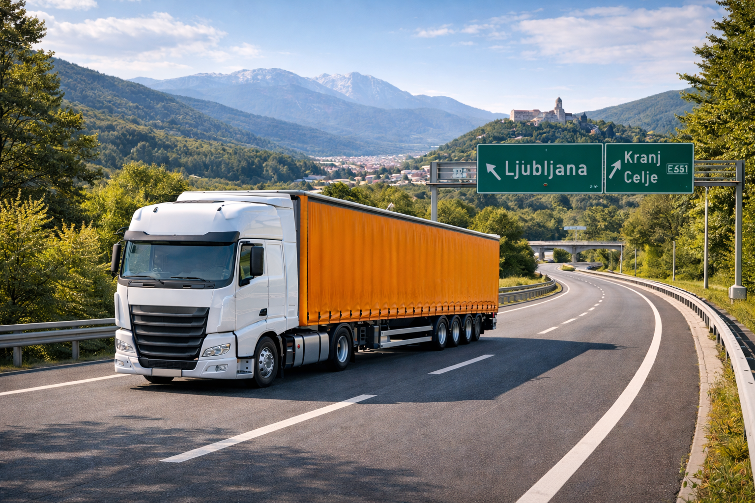 Transport van en naar Slovenië