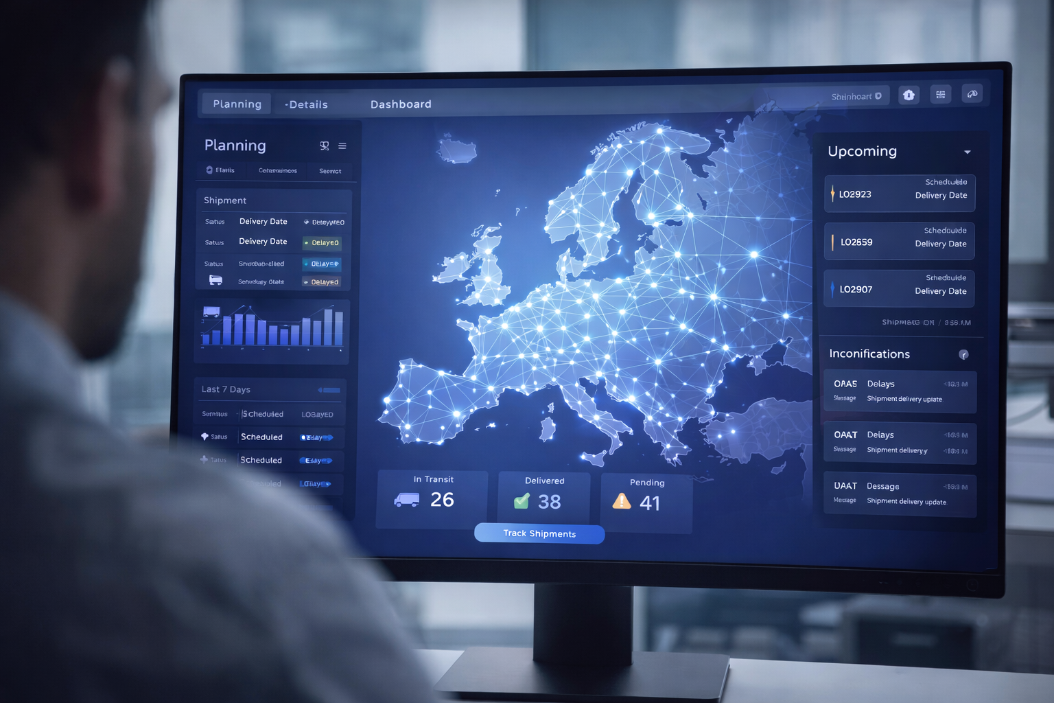 Beurdie platform voor het centraal beheren en berekenen van Europees transport.